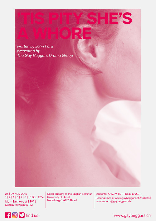 Poster for 'Tis Pity She's a Whore